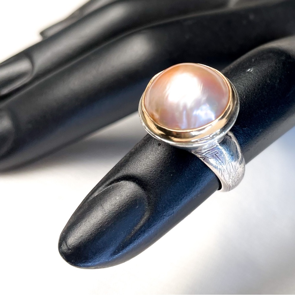 Kara Varian Baker Tahitian pearl ring